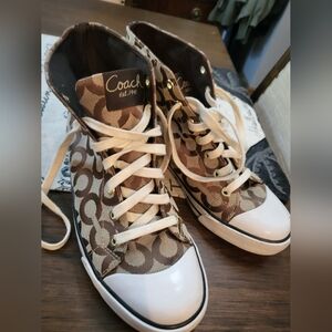 Coach hi top sneakers